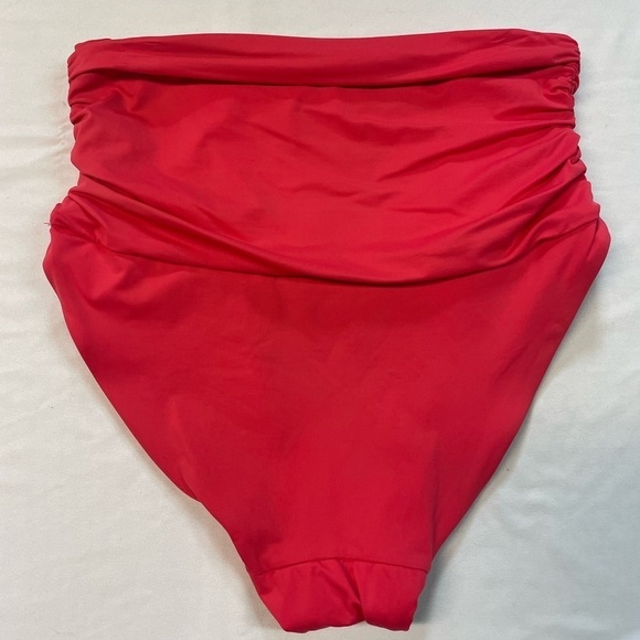 Knix HOT pink high waisted swim bottoms. Tummy control touching, NWOT. - Picture 2 of 3